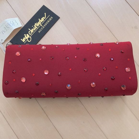 Inge Christopher KRYSTLE Swarovski Silk Clutch($178 on Inge Christopher website) - Picture 2 of 10